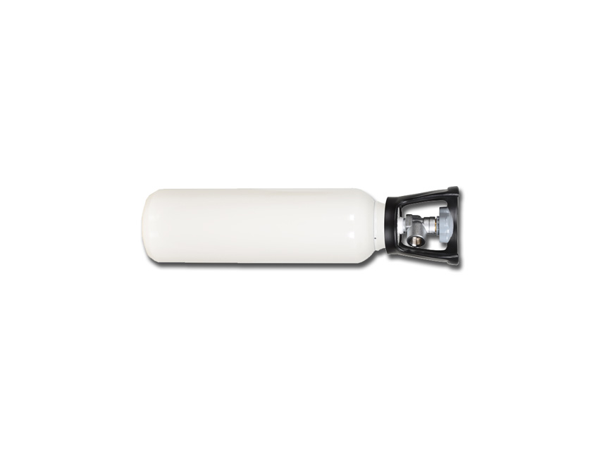 BOUTEILLE À OXYGÈNE 5 l avec soupape - NF (BULLNOSE) - vide