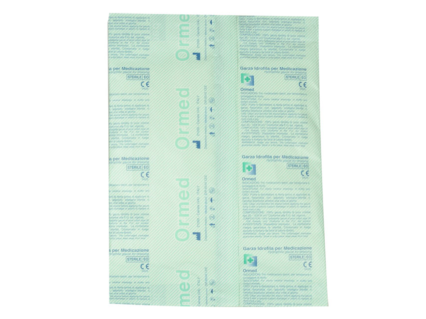 COTTON GAUZE SWABS 20x20 cm - bag of 25 pcs - 100 bags