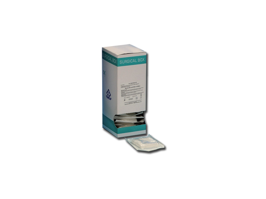 COTTON GAUZE SWAB 10x10 cm - sterile - box of 150