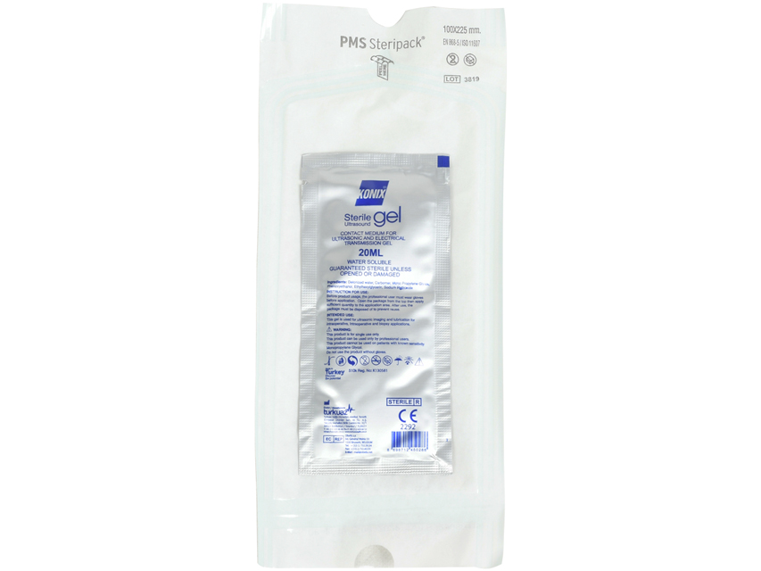 GEL STÉRILE POUR ULTRASONS - sachet - 20 ml - transparent - boîte de 48