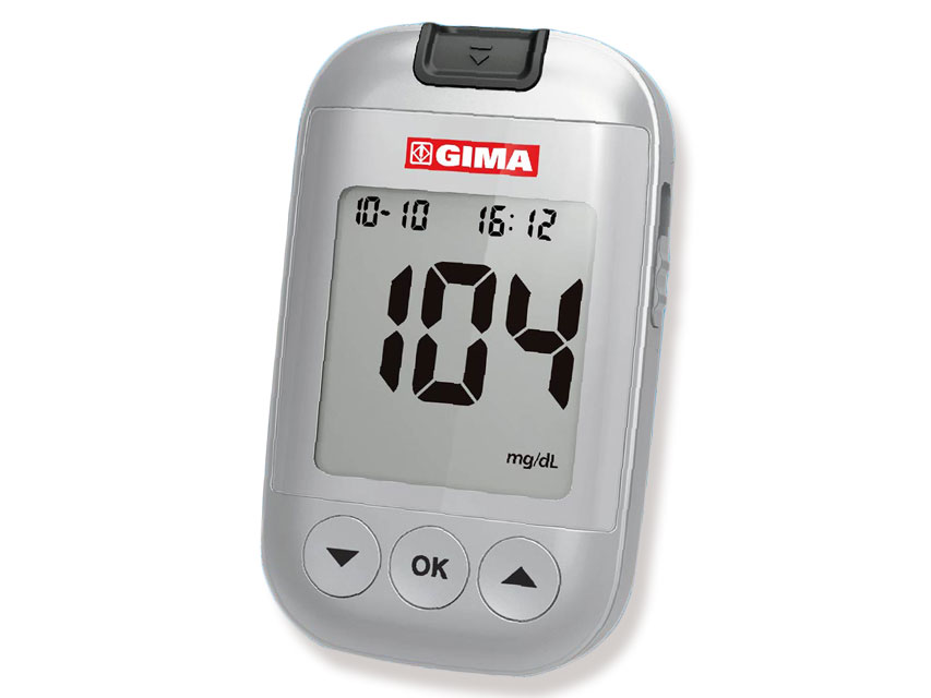 KIT GLUCOMÈTRE GIMA mg/dl avec Bluetooth - GB, FR, IT, ES