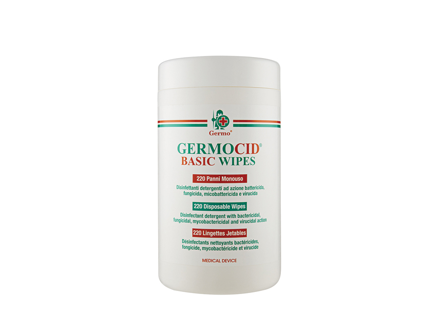 LINGETTES GERMOCID BASIC - alcool 60% - tube - tube de 220
