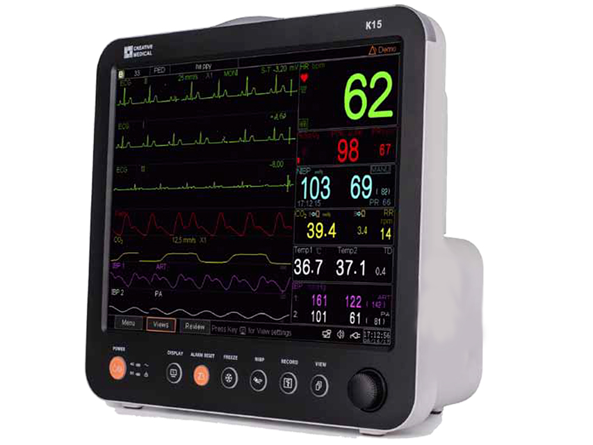 MONITEUR MULTIPARAMÈTRES TOUCHSCREEN GIMA K15