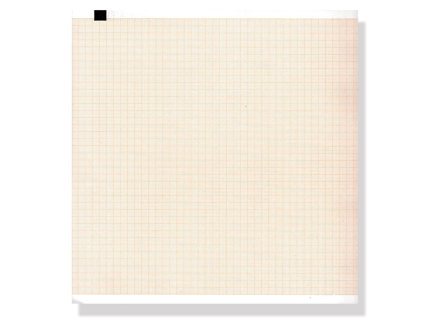 Papier thermique ECG 210x 300mm x200f paquet - grille orange