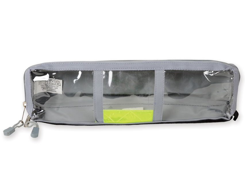 E6 POUCH with window for Smart Pediatric Bag - grey