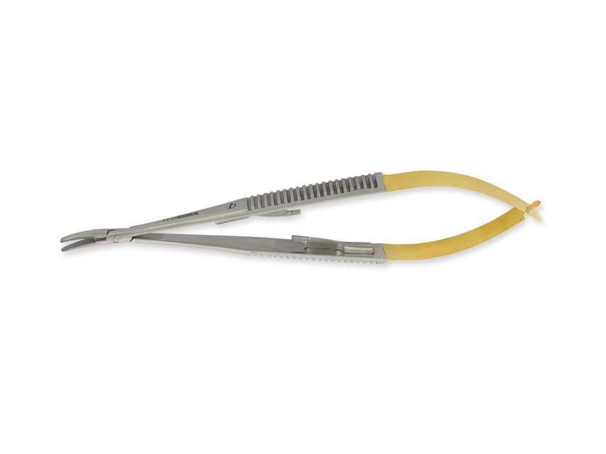 PORTE-AIGUILLE LIGNE GOLD CASTROVIEJO courbée -14 cm-pointe lisse