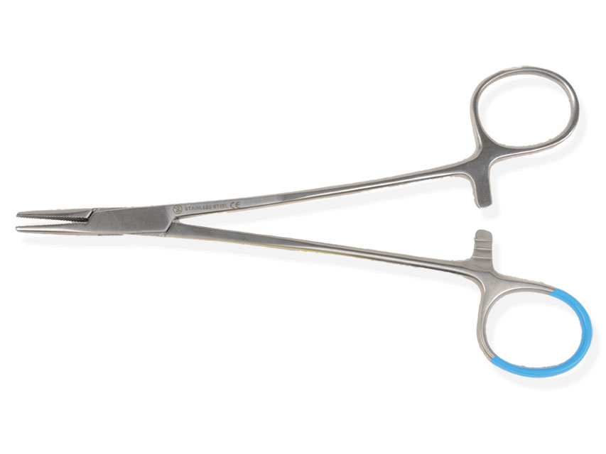 STERILE CRILE WOOD NEEDLE HOLDER - 14 cm - box of 25