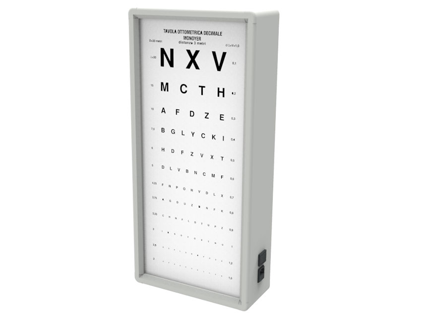 "MONOYER" ILLUMINATED CHART  3 m