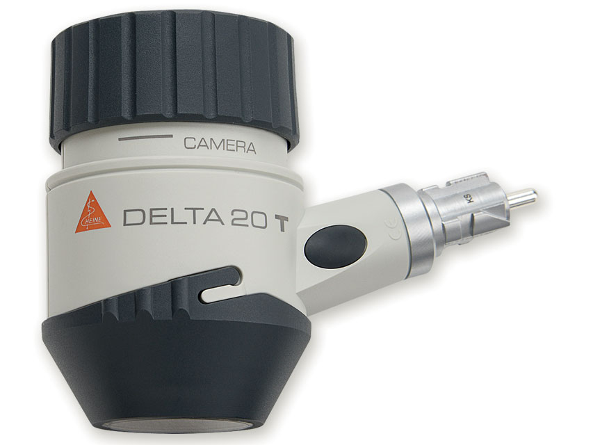 TETE DE DERMATOSCOPE À LED HEINE DELTA 20 T avec embout de contact et graduation
