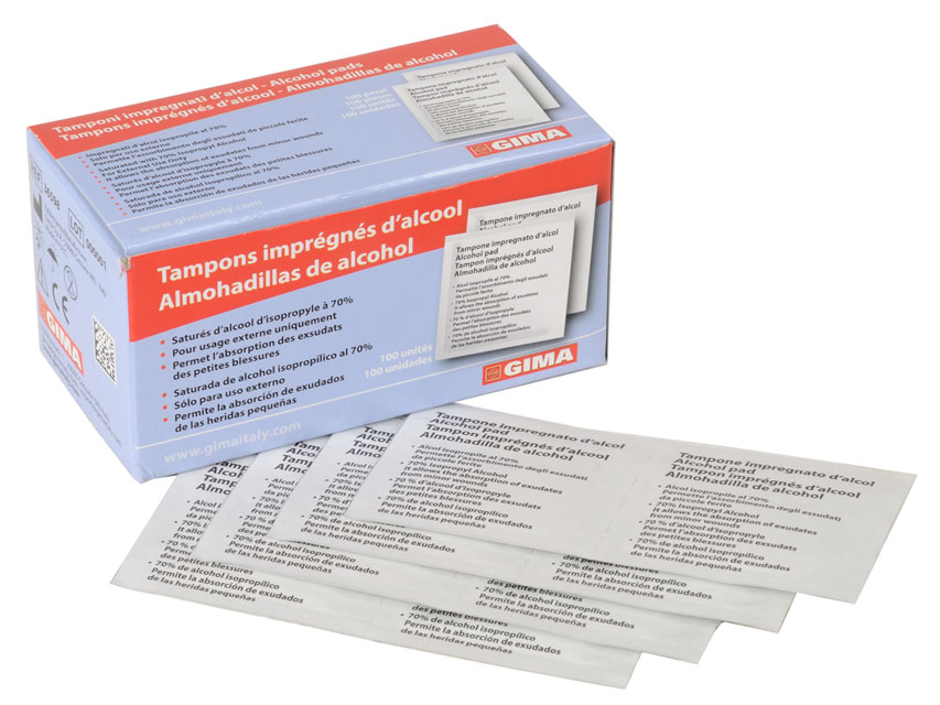 "PX6" ALCOMED ALCOHOL PADS