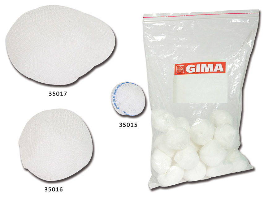 BALLES DE GAZE RONDES coton