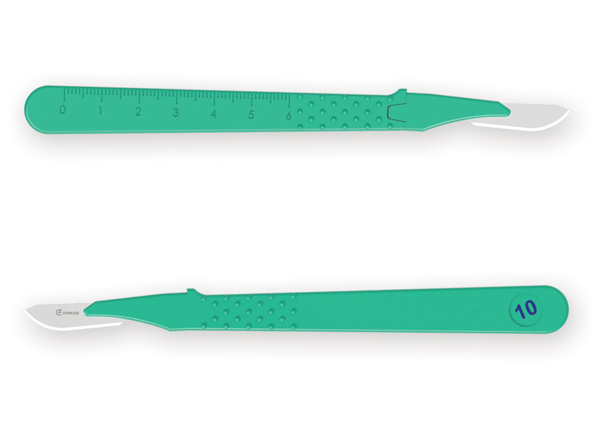 GIMA DISPOSABLE SCALPELS sterile, box of 10
