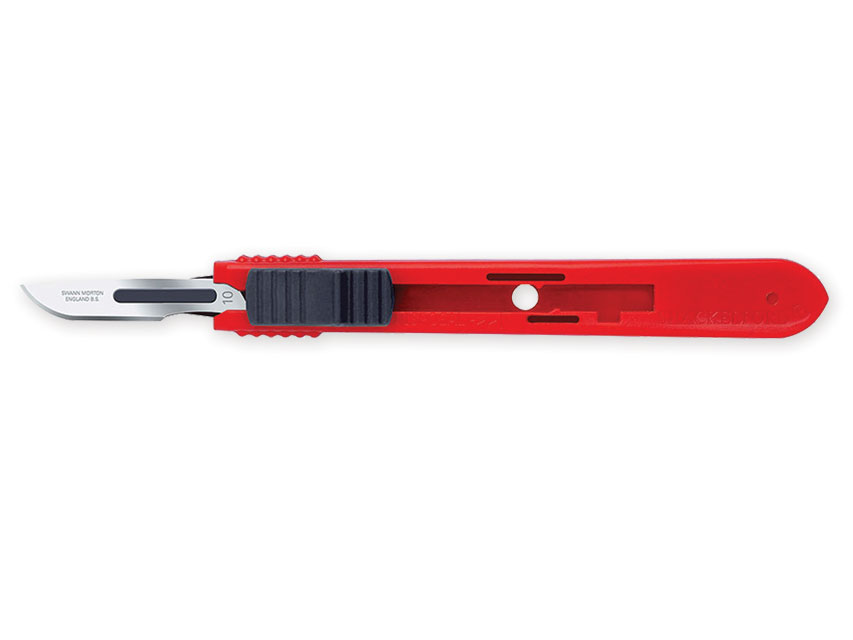 SWANN-MORTON RETRACTABLE SCALPELS WITH S/S BLADE sterile, box of 25