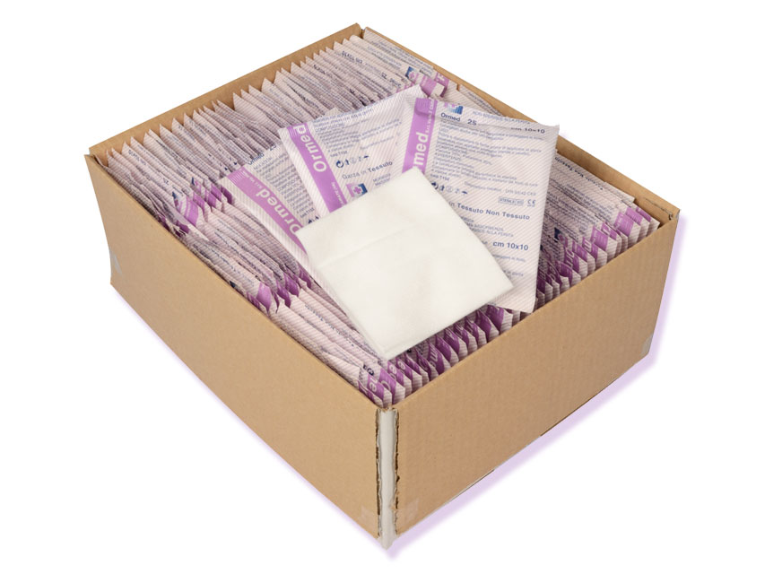NON WOVEN GAUZE  10x10 cm - bag of 25