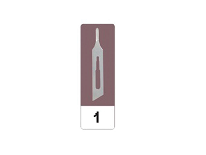 GIMA CARBON STEEL GOUGE BLADES sterile, box of 50