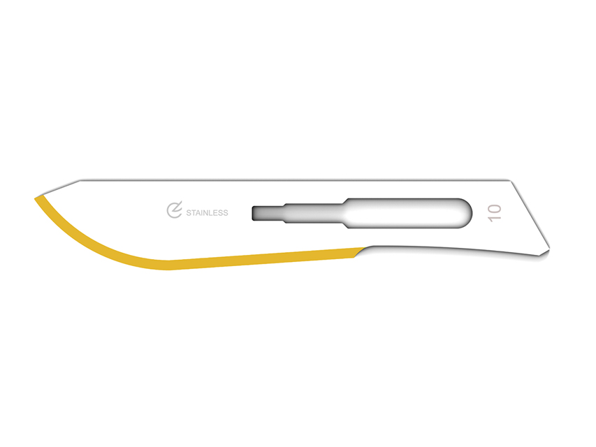 DIAMANTINE STAINLESS STEEL BLADES - sterile, box of 100