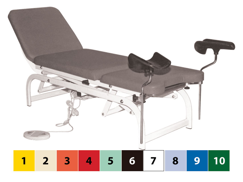 HEIGHT ADJUSTABLE GYNAECOLOGICAL BED