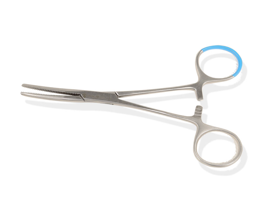 STERILE PEAN FORCEPS - curved, box of 25