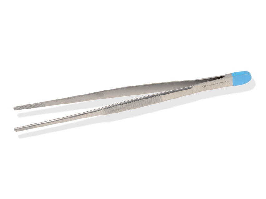 STERILE DRESSING TISSUE FORCEPS straight, box of 25