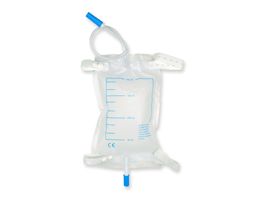 POCHE À URINE DE JAMBE 750cc, boîte de 30