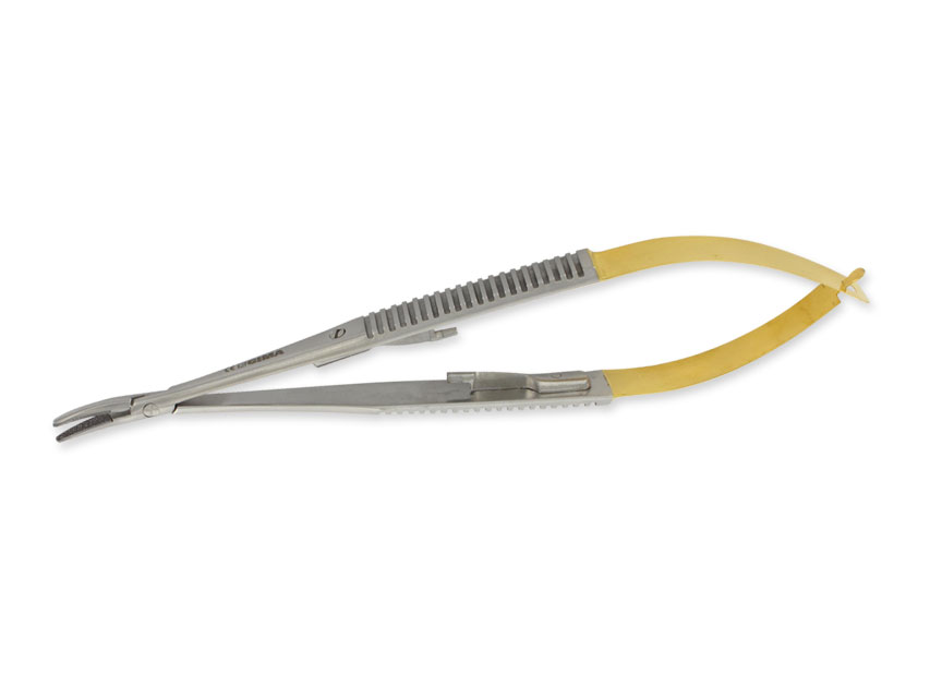 PORTE-AIGUILLE LIGNE GOLD CASTROVIEJO courbée