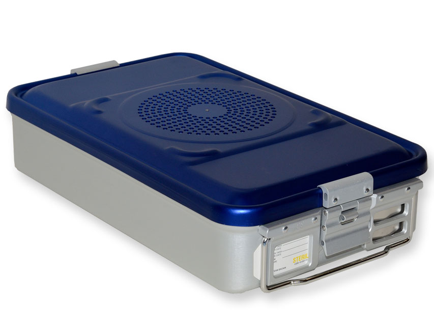 CONTAINER WITH FILTER medium - perforated