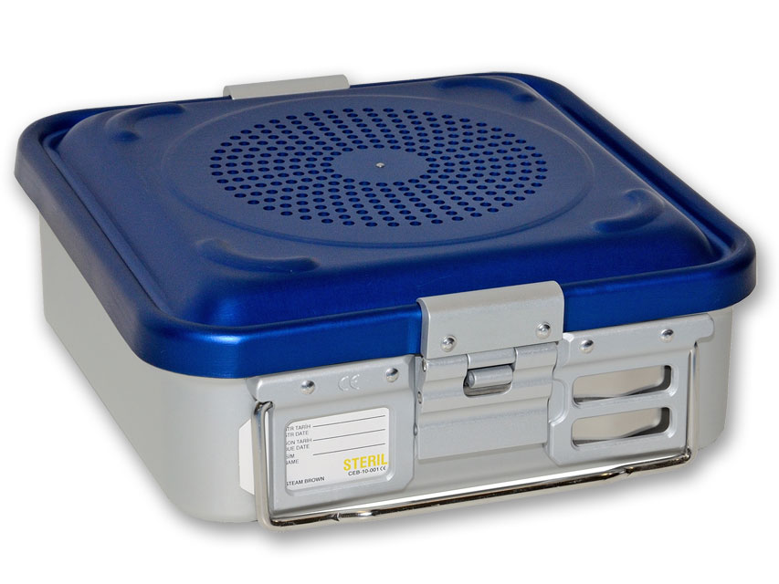 CONTAINER WITH FILTER small - perforated
