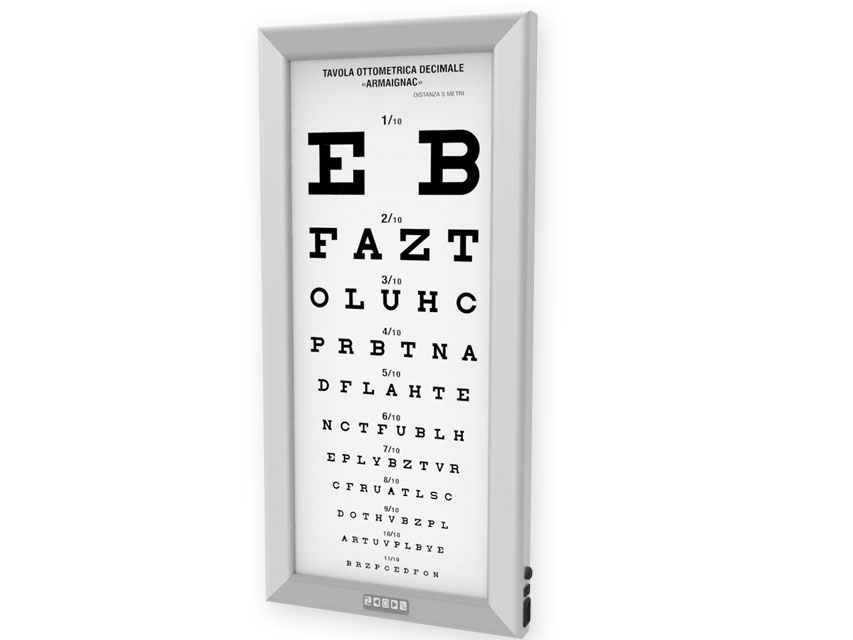 TABLEAU OPTOMETRIQUE ULTRA-FIN LED