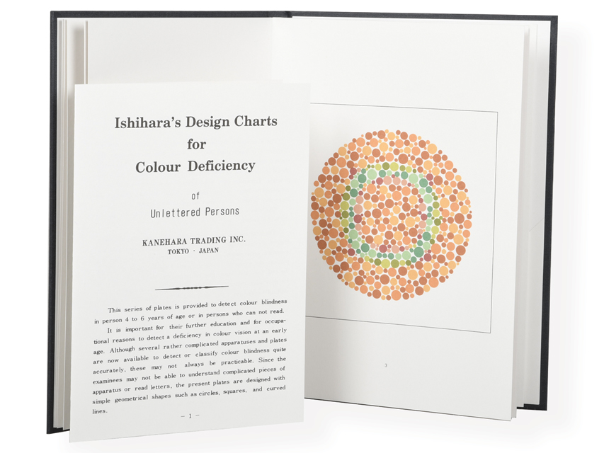 ISHIHARA COLOUR TESTS - 10 tables for illiterates