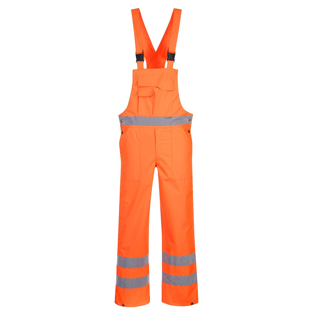 Hi-Vis Bib & Brace - Unlined - Orange