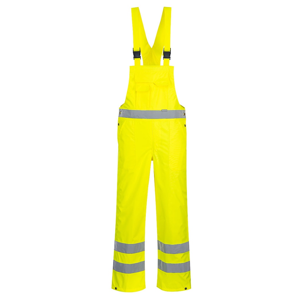 Hi-Vis Bib & Brace - Unlined - Jaune