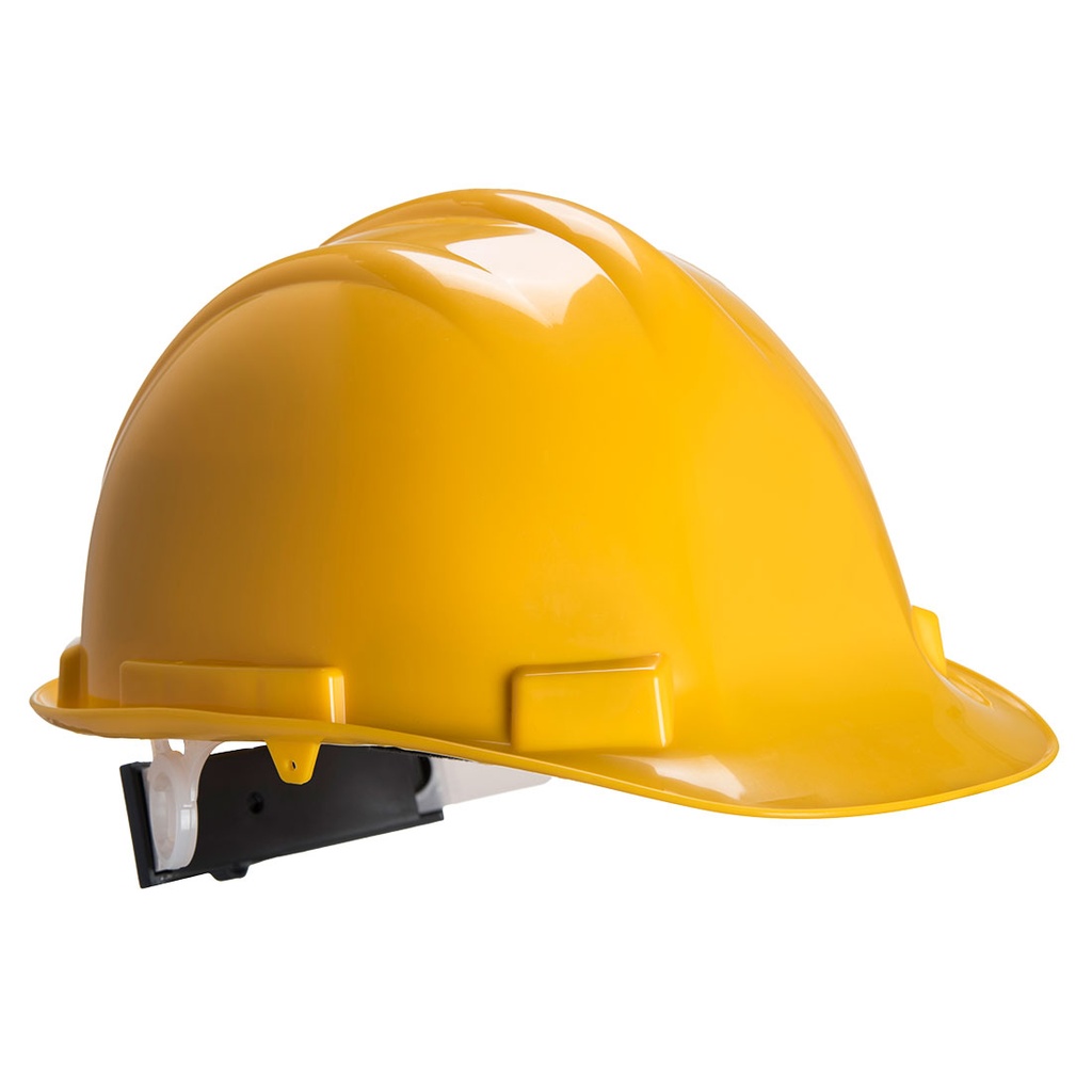 Casque de sécurité Expertbase à crémaillère - Jaune