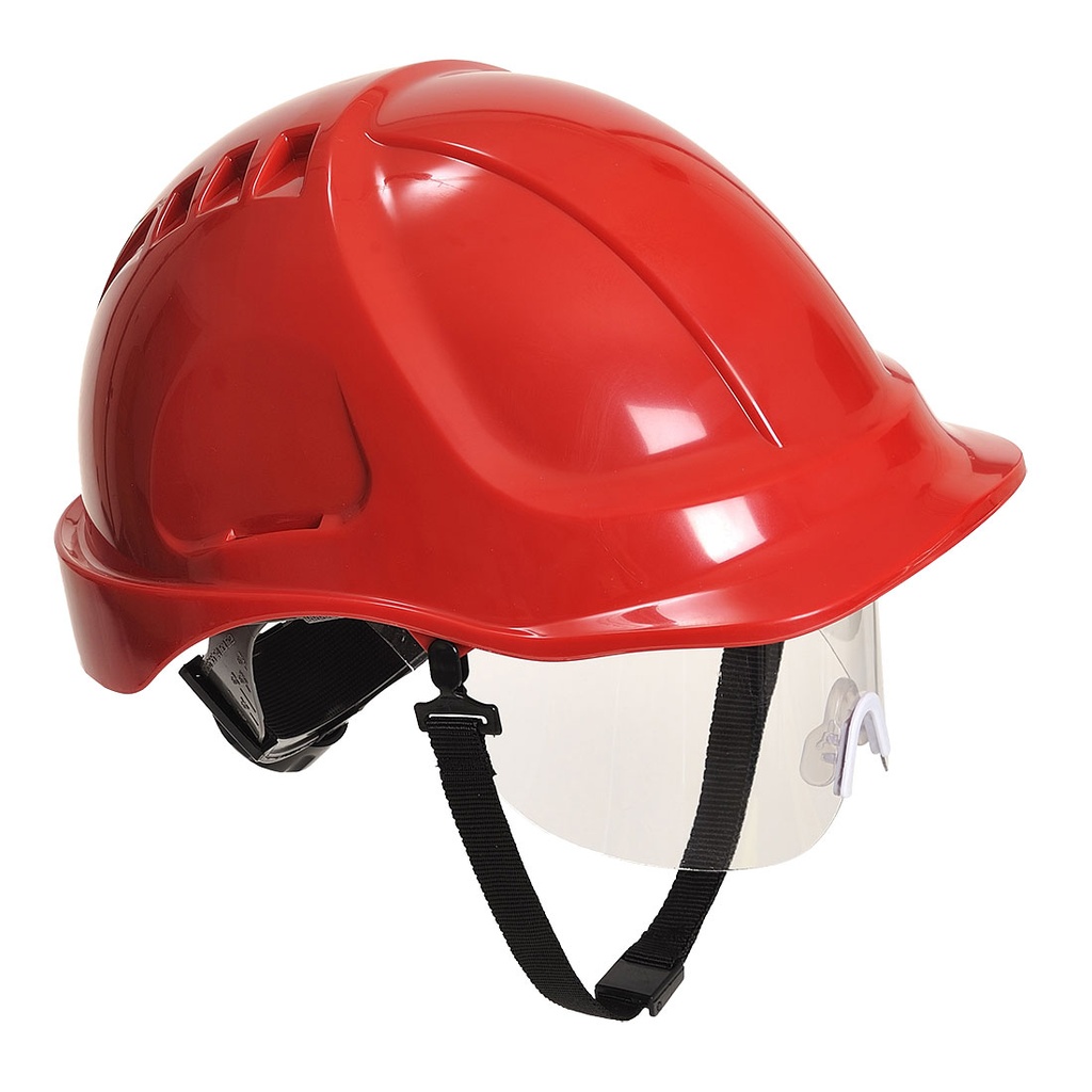Casque à visiere Endurance Plus visor - Rouge