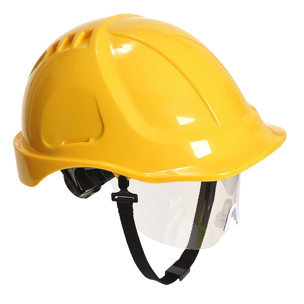 Casque à visiere Endurance Plus visor - Jaune