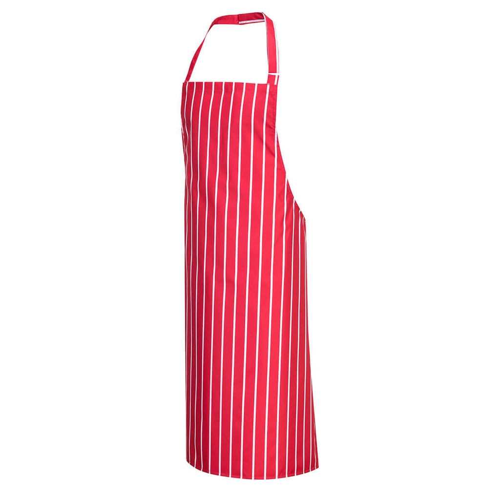 Tablier à bavette imperméable - Rouge