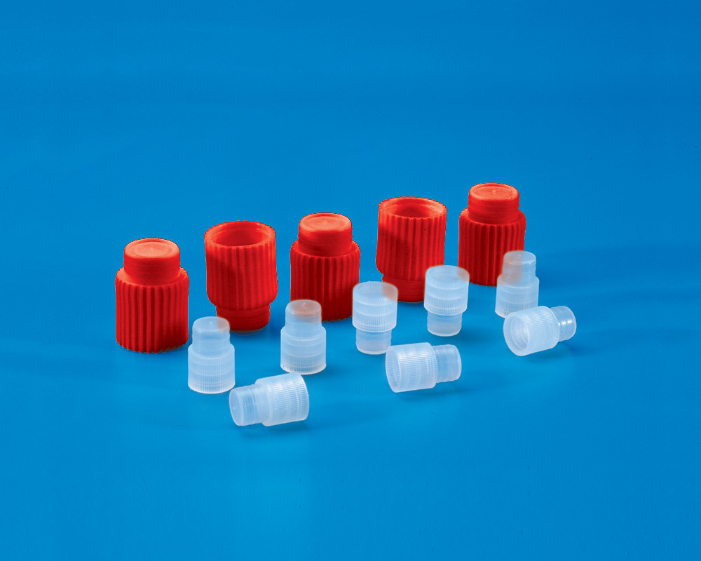 Bouchons pour tubes à usage unique - PE - neutres - 1000 pièces