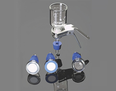 Base stopper and stainless steel screen for filter holder 25mm