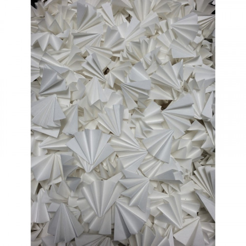 Box of 100 medium qualitative pleated filters