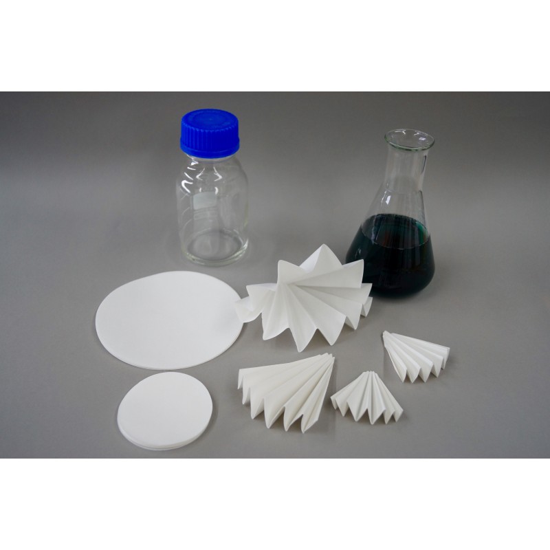 Box of 100 very fast plain ashless filters