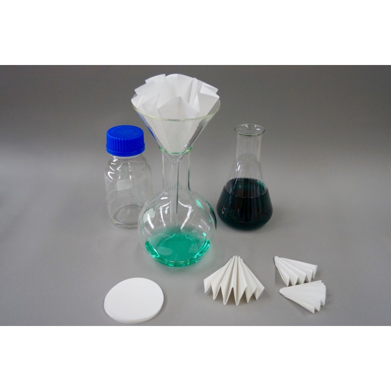 Box of 100 standard pleated filters 73g/m², thickness 0,17mm