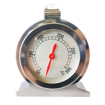 Thermomètre Cadran Inox Four +50+300°C