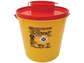 CONTENEUR À AIGUILLES SÉRIE PBS - 6 L - boîte de 55