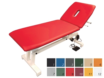 DIVAN DE TRAITEMENT ÉLECTRIQUE RÉGLABLE EN HAUTEUR - couleur au choix