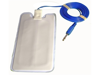 SINGLE USE GROUND PADS WITH 3 m CABLE - 6.3 mm plug - adult, box of 25