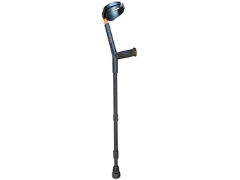 DOUBLE ADJUSTMENT CRUTCHES - closed cuff, pair