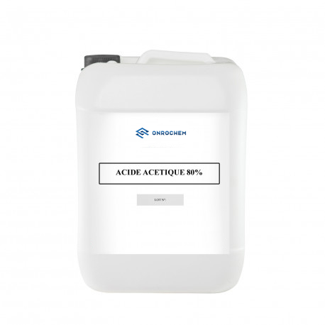 Acide Acétique 80% / Acide éthanoïque - CAS N° 64-19-7