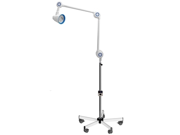 LAMPE À LED ALFA-FIX - sur socle à roulettes, avec batterie