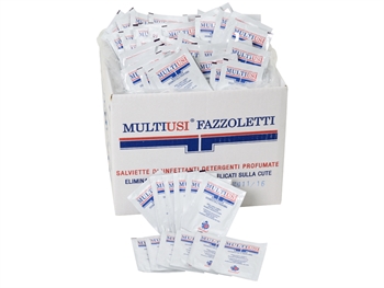 LINGETTES DÉSINFECTANTES - sachets - boîte de 400 pcs.
