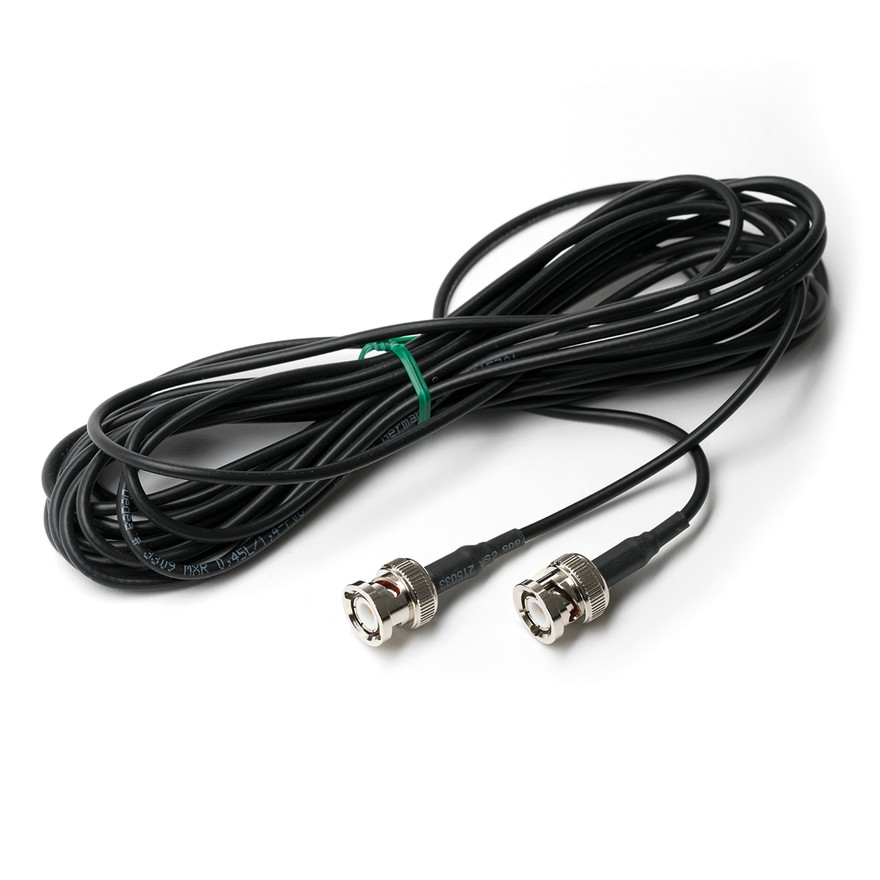 Câble pour électrodes, longueur 1 m, diamètre 3 mm, connecteur BNC/BNC