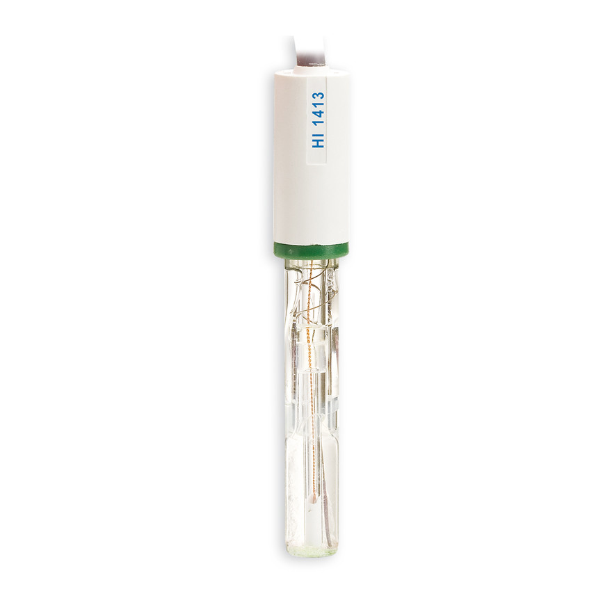 Électrode pH combinée pour Skincheck 1 (HI98110), verre, contact plat, connecteur BNC, câble 1 m